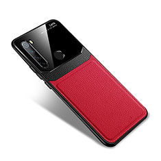 Funda Silicona Goma de Cuero Carcasa S02 para Xiaomi Redmi Note 8T Rojo