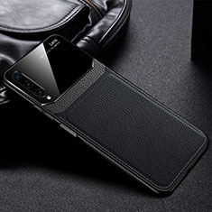 Funda Silicona Goma de Cuero Carcasa S03 para Huawei Y9s Negro