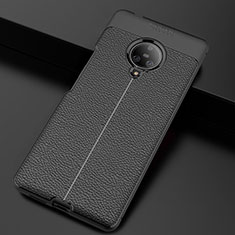 Funda Silicona Goma de Cuero Carcasa S03 para Vivo Nex 3 Negro