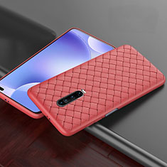 Funda Silicona Goma de Cuero Carcasa S03 para Xiaomi Redmi K30i 5G Rojo