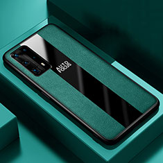 Funda Silicona Goma de Cuero Carcasa S04 para Huawei P40 Pro+ Plus Verde