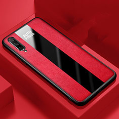 Funda Silicona Goma de Cuero Carcasa S05 para Huawei Honor 9X Pro Rojo