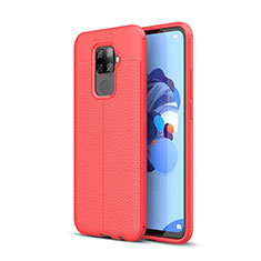 Funda Silicona Goma de Cuero Carcasa S05 para Huawei Mate 30 Lite Rojo