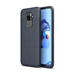 Funda Silicona Goma de Cuero Carcasa S05 para Huawei Nova 5z Azul