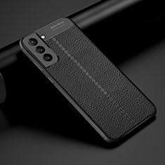 Funda Silicona Goma de Cuero Carcasa S06 para Samsung Galaxy S25 Plus 5G Negro