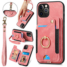 Funda Silicona Goma de Cuero Carcasa SD1 para Apple iPhone 14 Pro Max Rosa