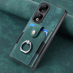 Funda Silicona Goma de Cuero Carcasa SD1 para Huawei Honor 90 Pro 5G Verde
