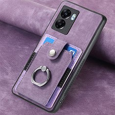 Funda Silicona Goma de Cuero Carcasa SD1 para OnePlus Nord N300 5G Purpura Claro