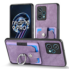 Funda Silicona Goma de Cuero Carcasa SD1 para Realme 9 Pro+ Plus 5G Purpura Claro