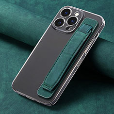 Funda Silicona Goma de Cuero Carcasa SD2 para Apple iPhone 14 Pro Verde