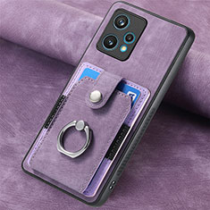 Funda Silicona Goma de Cuero Carcasa SD2 para Realme 9 Pro+ Plus 5G Purpura Claro