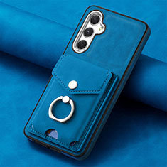 Funda Silicona Goma de Cuero Carcasa SD3 para Samsung Galaxy A14 5G Azul