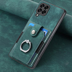 Funda Silicona Goma de Cuero Carcasa SD3 para Samsung Galaxy M33 5G Verde
