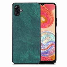 Funda Silicona Goma de Cuero Carcasa SD4 para Samsung Galaxy M04 Verde