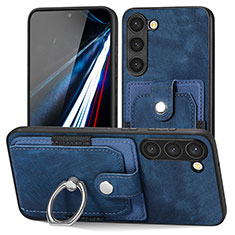 Funda Silicona Goma de Cuero Carcasa SD5 para Samsung Galaxy S22 5G Azul