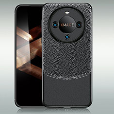 Funda Silicona Goma de Cuero Carcasa WL1 para Huawei Mate 60 Pro+ Plus Negro