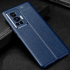 Funda Silicona Goma de Cuero Carcasa WL1 para Vivo X70 Pro 5G Azul