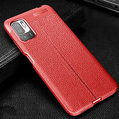 Funda Silicona Goma de Cuero Carcasa WL1 para Xiaomi POCO M3 Pro 5G Rojo