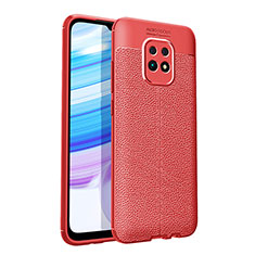 Funda Silicona Goma de Cuero Carcasa WL1 para Xiaomi Redmi 10X Pro 5G Rojo