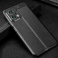 Funda Silicona Goma de Cuero Carcasa WL1 para Xiaomi Redmi Note 11T Pro+ Plus 5G Negro