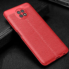 Funda Silicona Goma de Cuero Carcasa WL1 para Xiaomi Redmi Note 9T 5G Rojo