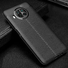 Funda Silicona Goma de Cuero Carcasa WL2 para Xiaomi Mi 10i 5G Negro