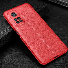 Funda Silicona Goma de Cuero Carcasa WL2 para Xiaomi Mi 10T Pro 5G Rojo