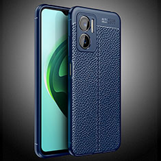 Funda Silicona Goma de Cuero Carcasa WL2 para Xiaomi Redmi Note 11E 5G Azul