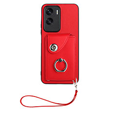 Funda Silicona Goma de Cuero Carcasa XK1 para Huawei Honor 90 Lite 5G Rojo