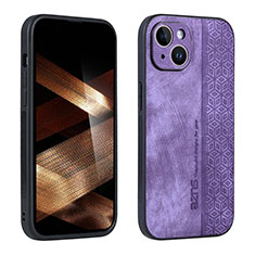 Funda Silicona Goma de Cuero Carcasa YZ1 para Apple iPhone 14 Pro Max Purpura Claro