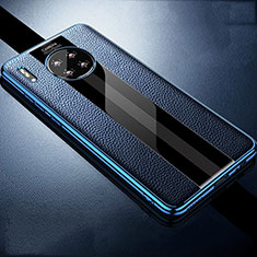 Funda Silicona Goma de Cuero Carcasa Z01 para Huawei Mate 30 Pro 5G Azul