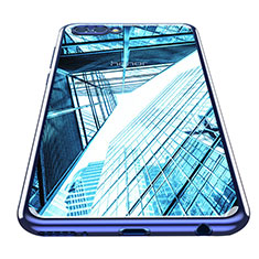 Funda Silicona Goma Espejo M01 para Huawei Honor V10 Azul