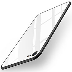 Funda Silicona Goma Espejo para Apple iPhone SE3 ((2022)) Blanco
