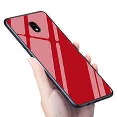 Funda Silicona Goma Espejo para Samsung Galaxy J5 (2017) Duos J530F Rojo