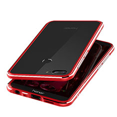 Funda Silicona Goma Espejo Q02 para Huawei Honor 9 Lite Rojo