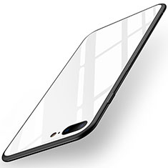Funda Silicona Goma Espejo R05 para Apple iPhone 8 Plus Blanco
