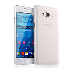 Funda Silicona Goma Mate para Samsung Galaxy Grand Prime SM-G530H Blanco