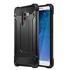 Funda Silicona Goma Mate para Xiaomi Pocophone F1 Negro