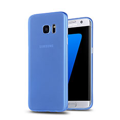 Funda Silicona Goma Mate R02 para Samsung Galaxy S7 Edge G935F Azul