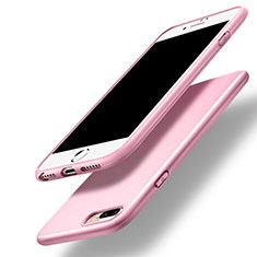 Funda Silicona Goma para Apple iPhone 7 Plus Rosa