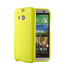 Funda Silicona Goma para HTC One M8 Verde