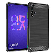 Funda Silicona Goma Twill B03 para Huawei Honor 20S Negro