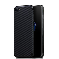 Funda Silicona Goma Twill para Apple iPhone 7 Negro