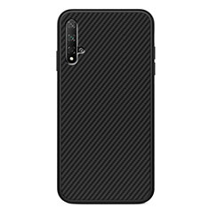 Funda Silicona Goma Twill para Huawei Honor 20S Negro