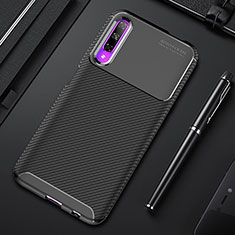 Funda Silicona Goma Twill para Huawei Y9s Negro