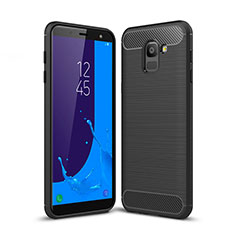 Funda Silicona Goma Twill para Samsung Galaxy J6 (2018) J600F Negro