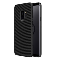 Funda Silicona Goma Twill para Samsung Galaxy S9 Negro