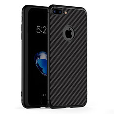 Funda Silicona Goma Twill T03 para Apple iPhone 7 Plus Negro