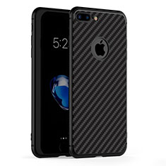 Funda Silicona Goma Twill T03 para Apple iPhone 8 Plus Negro