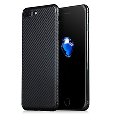 Funda Silicona Goma Twill W02 para Apple iPhone 8 Plus Negro